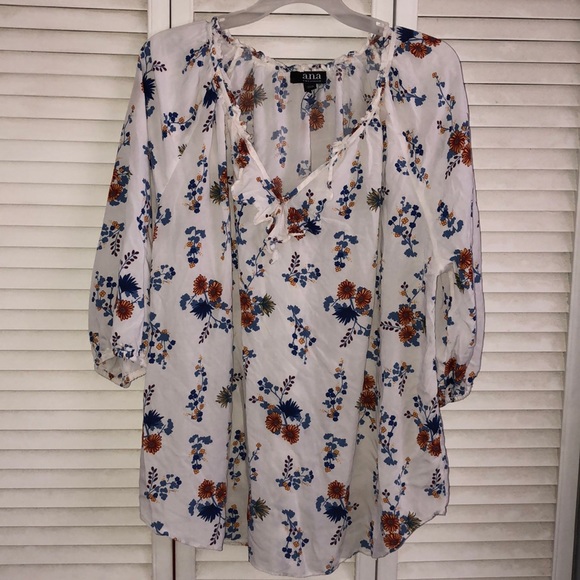 a.n.a Tops - a.n.a Plus Size Floral Blouse